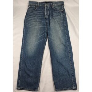 Lucky‎ Brand Womens 90s Loose High Rise Straight Leg Jeans Size 14/32 Blue Denim